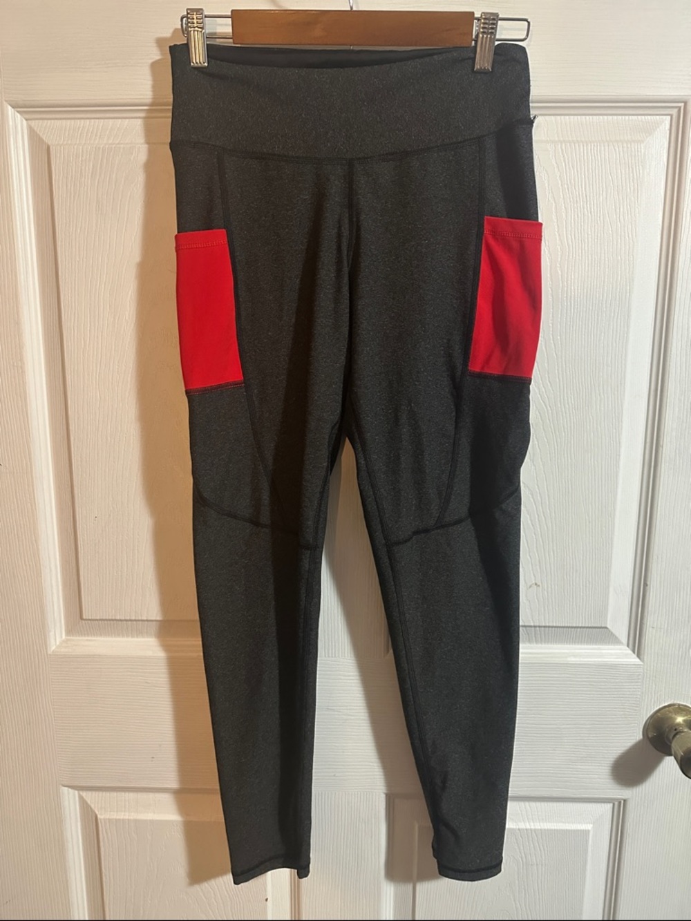 Bend Scarlet and Gray Leggings